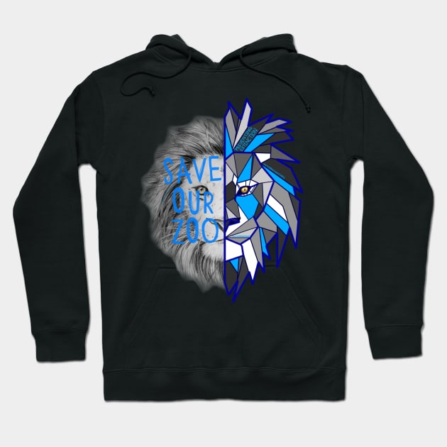 Day 1- Iblis- Geometric Asiatic Lion Hoodie by CelticDragoness